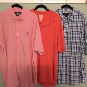 Bundle of Men's short sleeve shirts
Size XL
